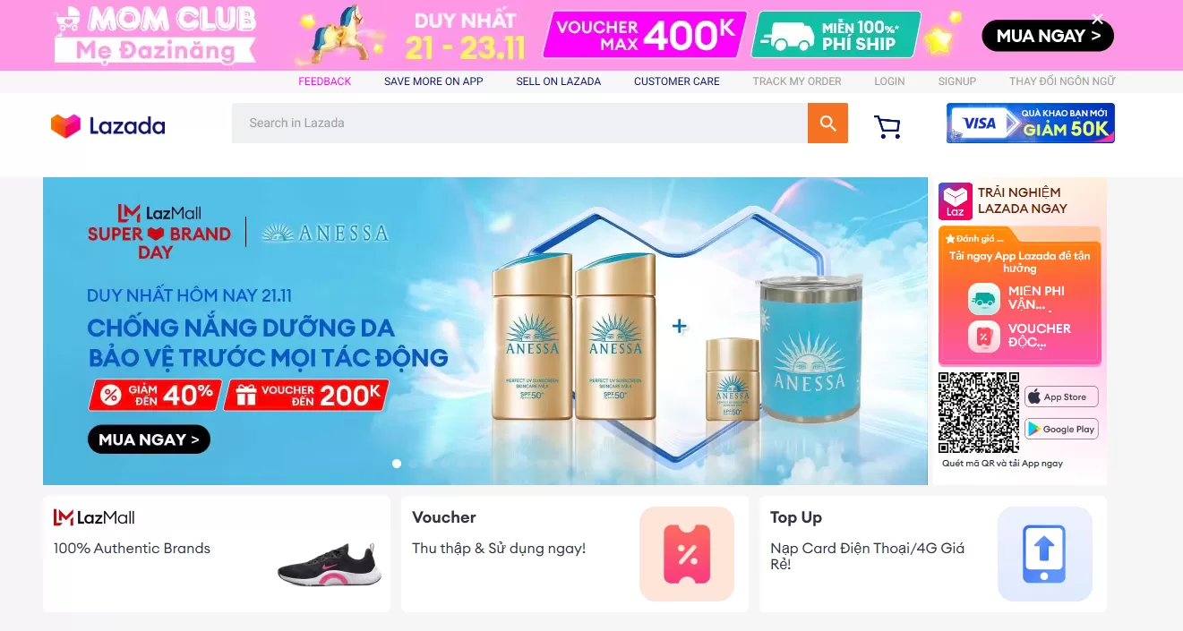 Các trang web bán hàng online